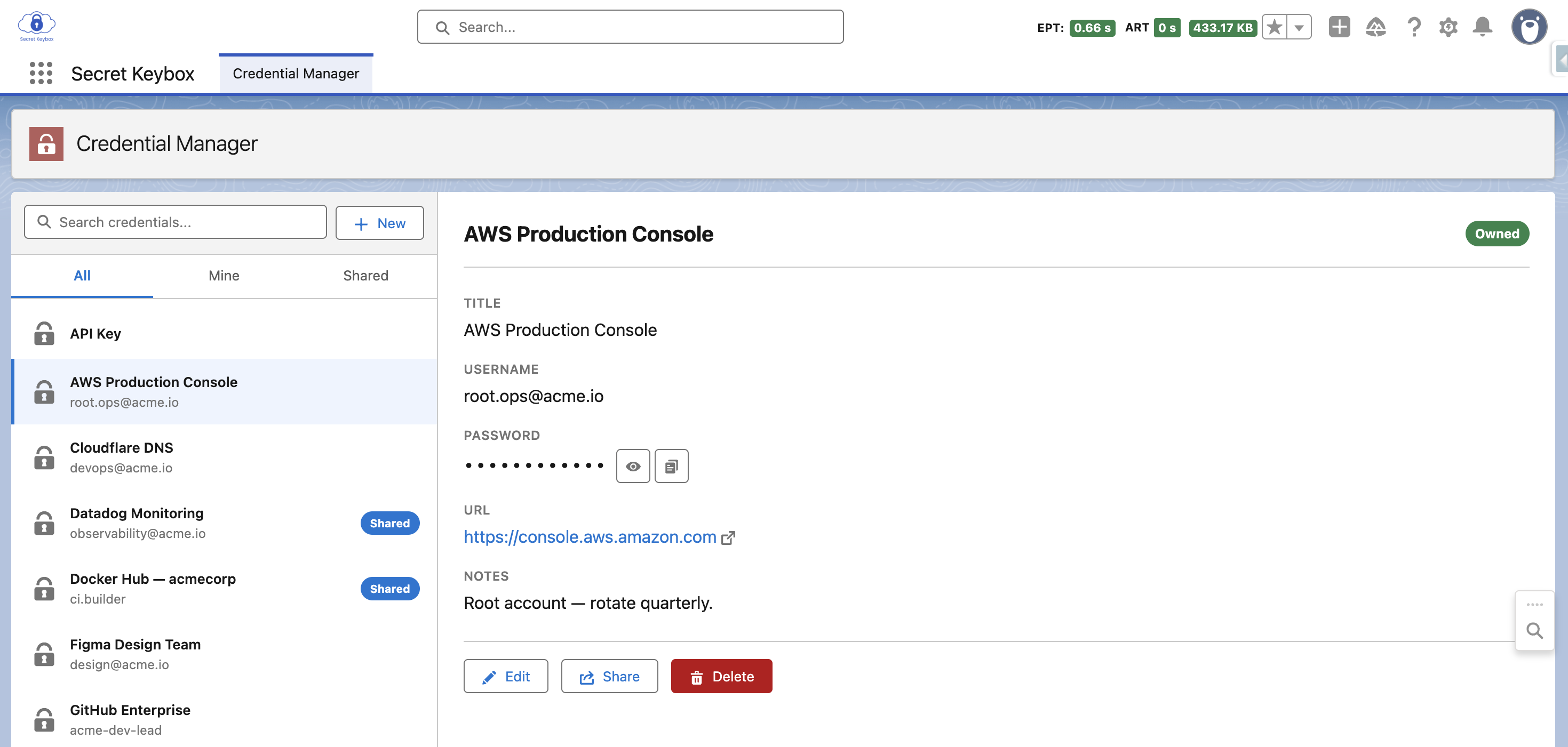Secret Keybox running natively inside Salesforce